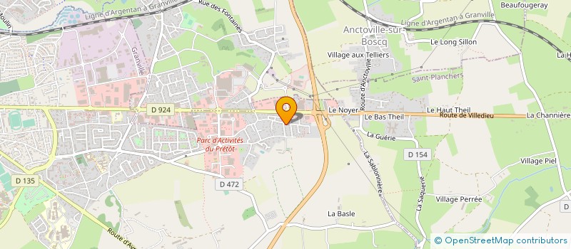 localisation de l'entreprise GRANVILLE DISTRIBUTION à YQUELON