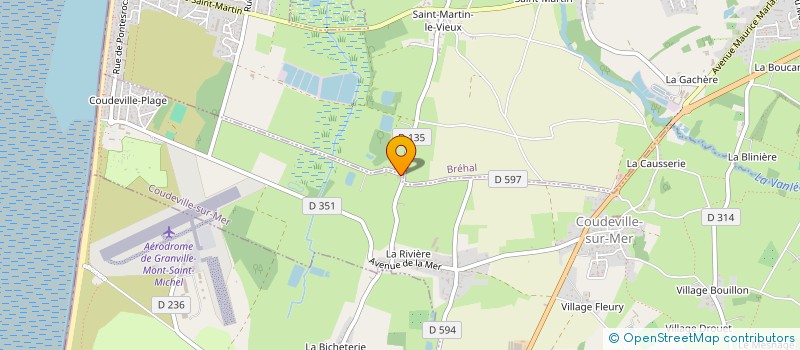 localisation de l'entreprise GRANVILLE TRIATHLON  COUDEVILLE-SUR-MER