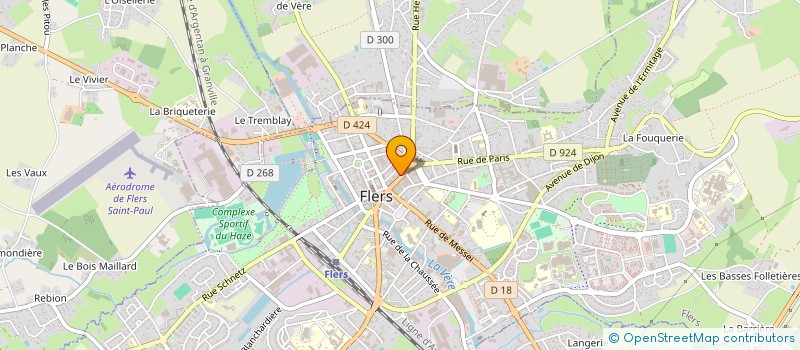 localisation de l'entreprise GRANVIMMO  FLERS