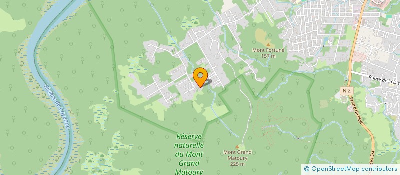 localisation de l'entreprise GRANY  MATOURY
