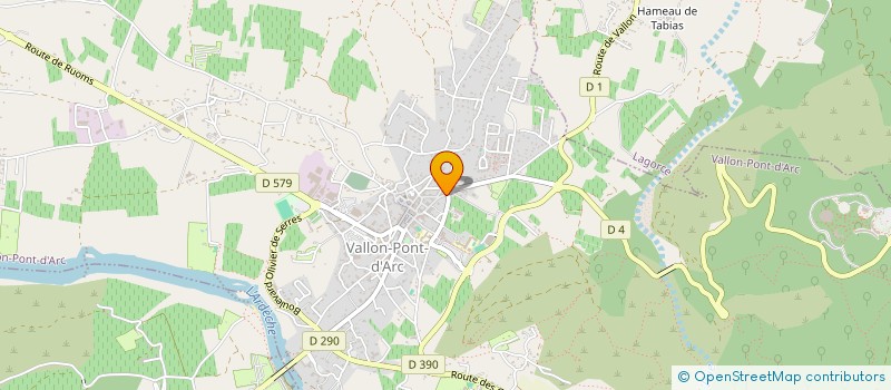 localisation de l'entreprise GRANYTIE & CO à VALLON-PONT-D'ARC