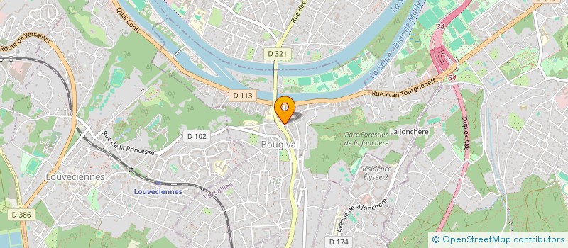 localisation de l'entreprise GRAO PARTNERS  BOUGIVAL