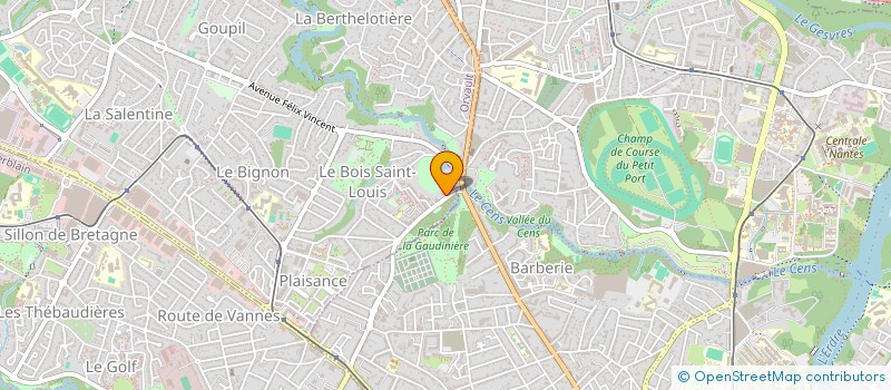 localisation de l'entreprise GRAOU à ORVAULT