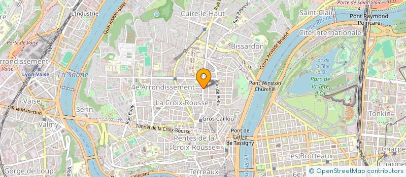 localisation de l'entreprise GRAP à LYON