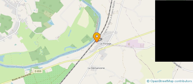 localisation de l'entreprise GRAP  MORANNES SUR SARTHE-DAUMERAY