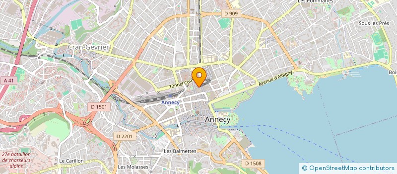localisation de l'entreprise GRAP à ANNECY
