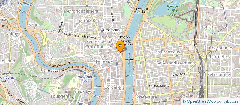 localisation de l'entreprise GRAP - GROUPEMENT REGIONAL ALIMENTAIRE DE PROXIMITE à LYON