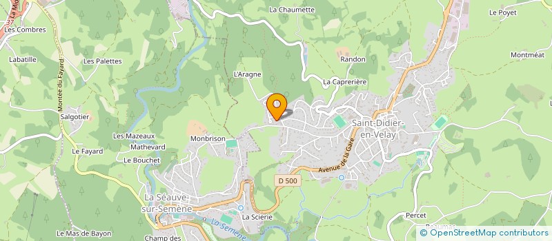 localisation de l'entreprise GRAP'N'ROLL  SAINT-DIDIER-EN-VELAY