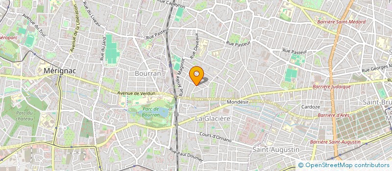 localisation de l'entreprise GRAPAL  BORDEAUX