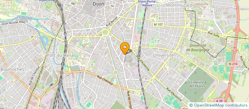 localisation de l'entreprise GRAPE ADVENTURE  DIJON