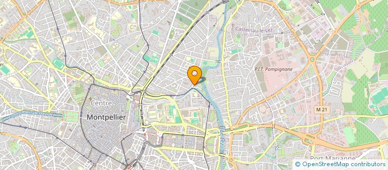 localisation de l'entreprise GRAPETRACK à MONTPELLIER