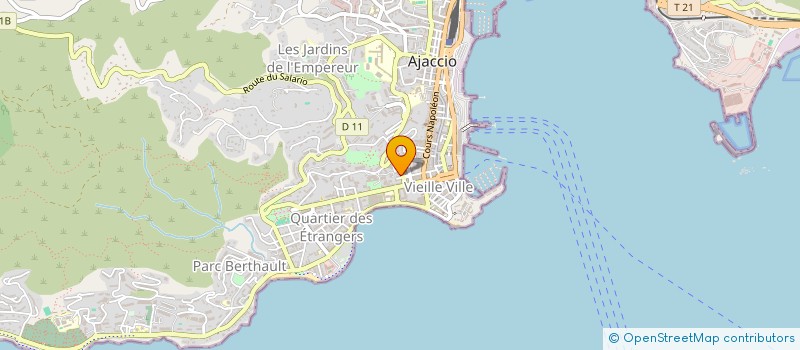 localisation de l'entreprise GRAPH'EDIT à AJACCIO