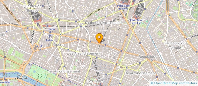 localisation de l'entreprise GRAPH EUR INTER DROITS à PARIS
