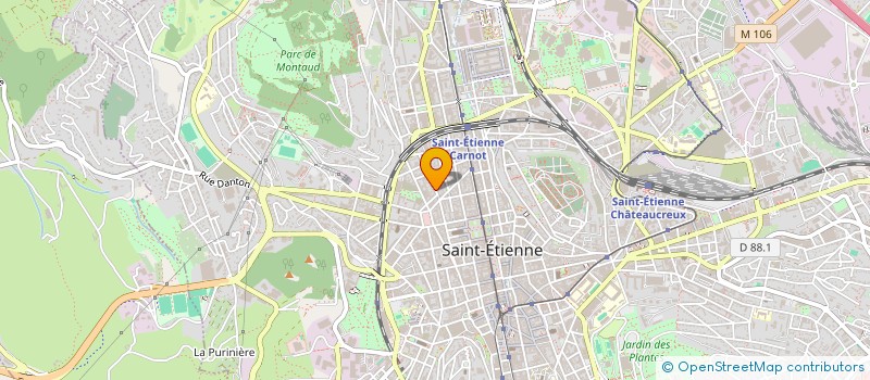 localisation de l'entreprise GRAPH-INDUSTRY à SAINT-ETIENNE