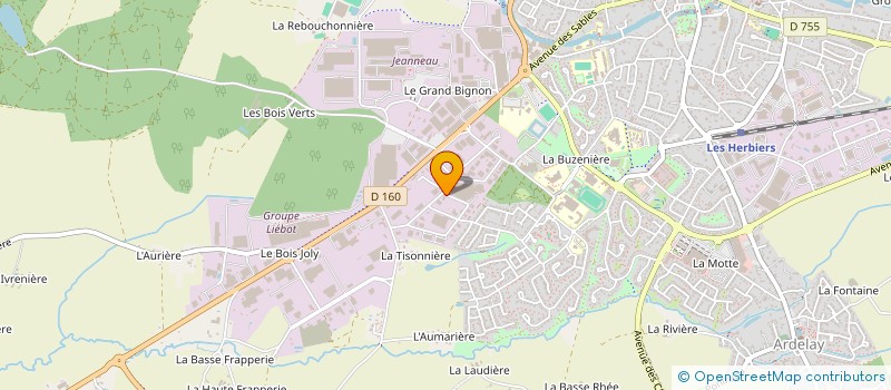 localisation de l'entreprise GRAPH IT à LES HERBIERS