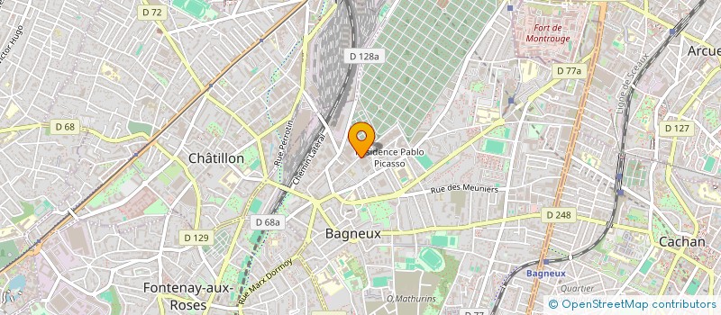 localisation de l'entreprise GRAPH MAT INVEST à BAGNEUX