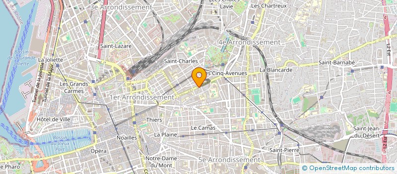 localisation de l'entreprise GRAPH'N à MARSEILLE