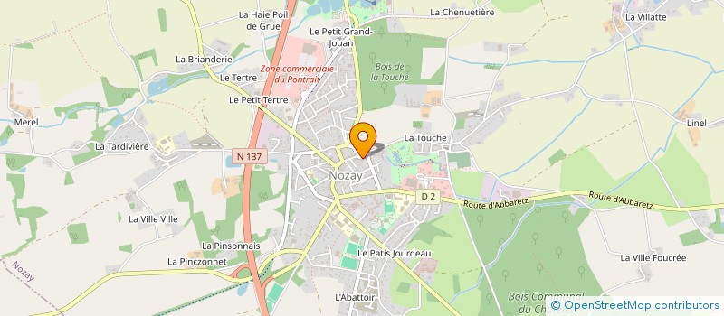 localisation de l'entreprise GRAPH'YA  ABBARETZ