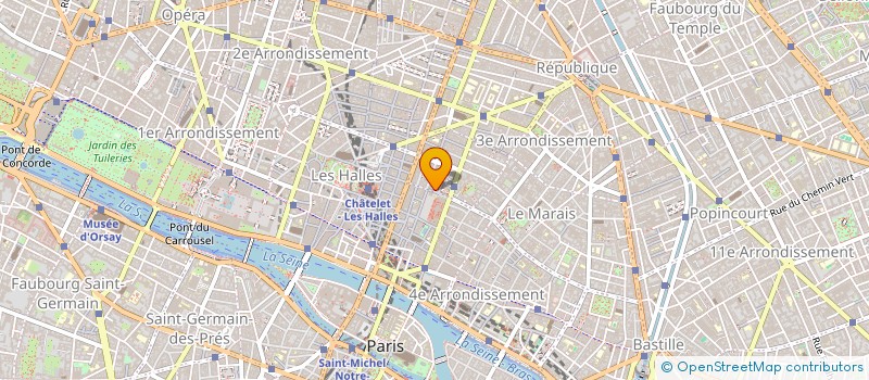 localisation de l'entreprise GRAPHE IMPACT à PARIS