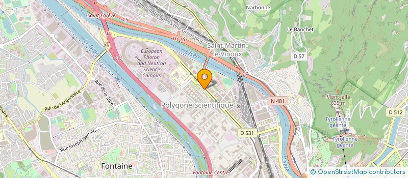 localisation de l'entreprise GRAPHEAL  GRENOBLE