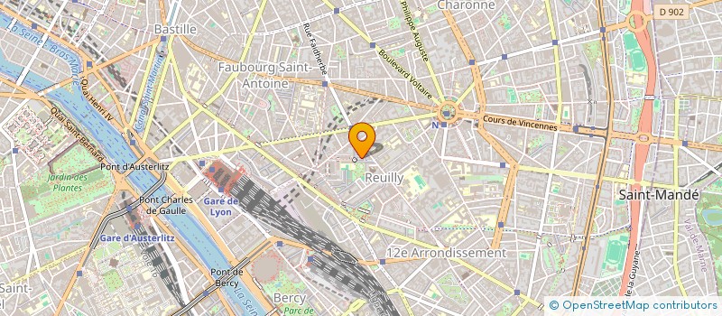 localisation de l'entreprise GRAPHI 12 à PARIS