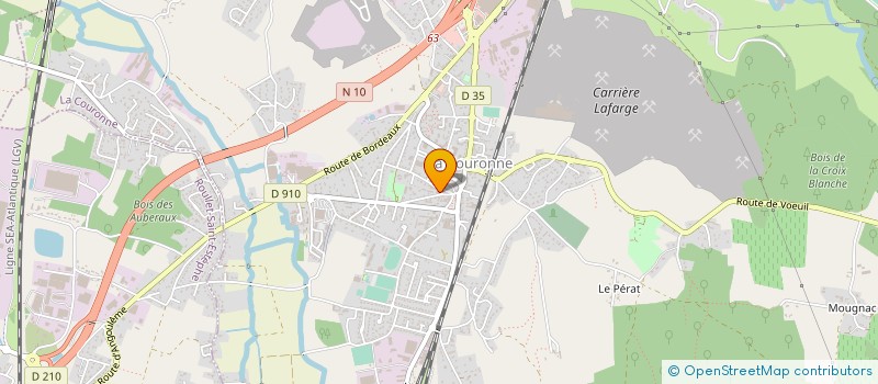 localisation de l'entreprise GRAPHI FRANCE à LA COURONNE