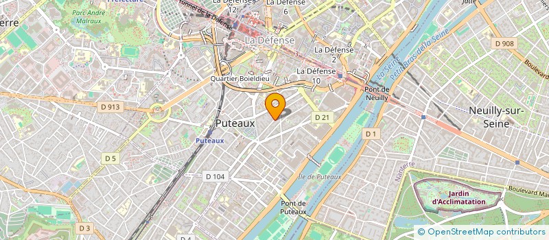 localisation de l'entreprise GRAPHI K  PUTEAUX