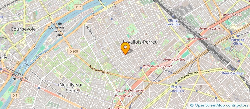 localisation de l'entreprise GRAPHIC 3 à LEVALLOIS-PERRET
