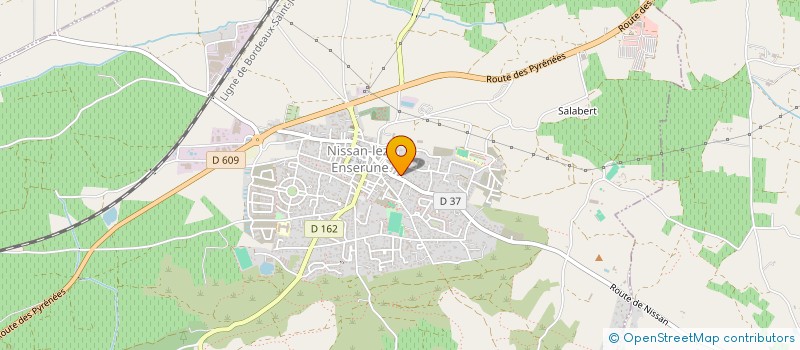 localisation de l'entreprise GRAPHIC'ART  NISSAN-LEZ-ENSERUNE