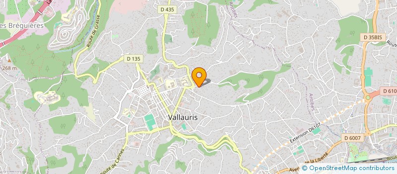 localisation de l'entreprise GRAPHIC AUREA  VALLAURIS