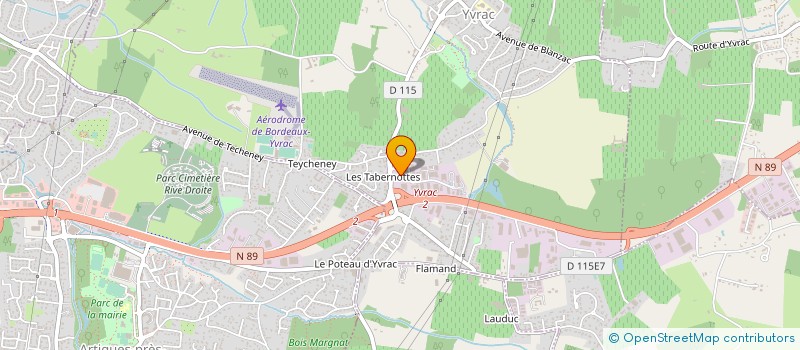 localisation de l'entreprise GRAPHIC BOX  YVRAC