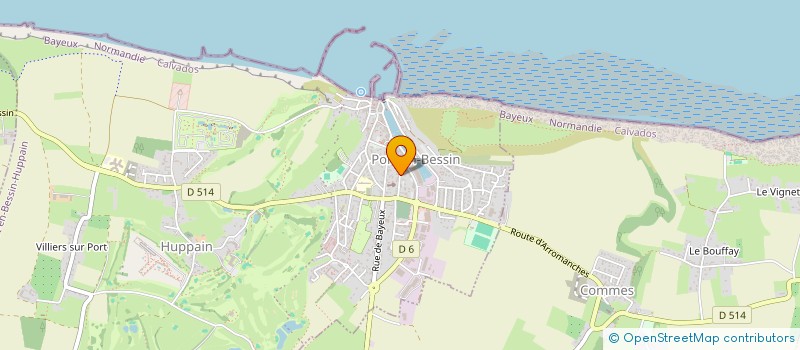 localisation de l'entreprise GRAPHIC DESSIN COURATIER  AURE SUR MER