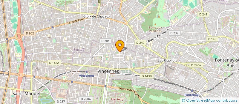 localisation de l'entreprise GRAPHIC-NEWS à VINCENNES