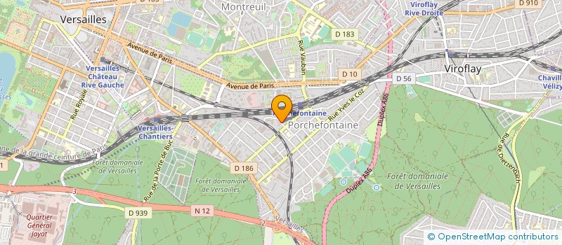 localisation de l'entreprise GRAPHIC PLUS à VERSAILLES