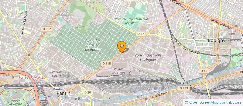 localisation de l'entreprise GRAPHIC'S LASER à BOBIGNY