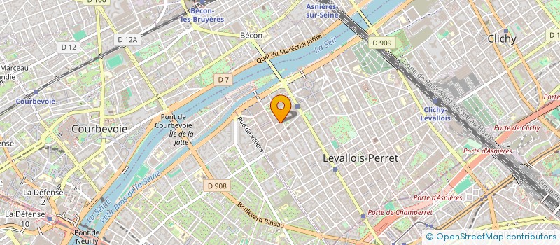 localisation de l'entreprise GRAPHIC SIGNS à LEVALLOIS-PERRET