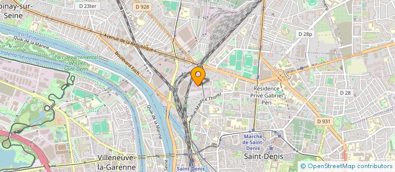 localisation de l'entreprise GRAPHIC SYSTEMES à SAINT-DENIS