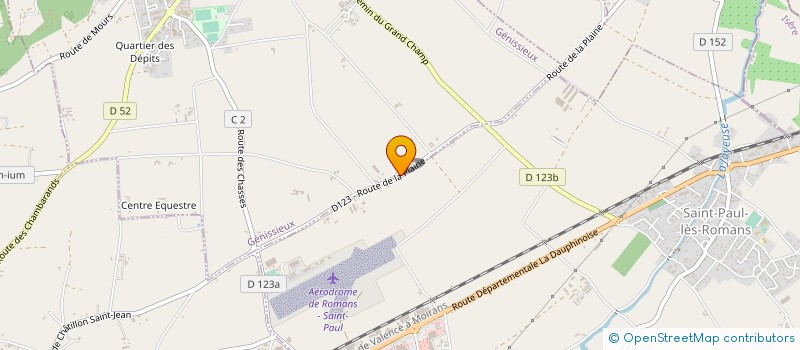 localisation de l'entreprise GRAPHIC TECHNIC IMAGE  GENISSIEUX