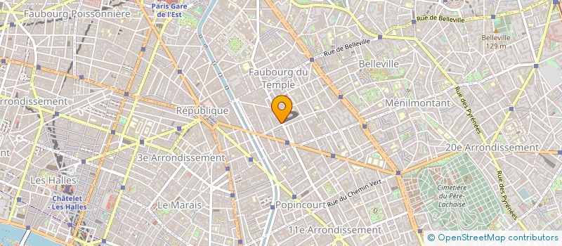localisation de l'entreprise GRAPHICHROME à PARIS