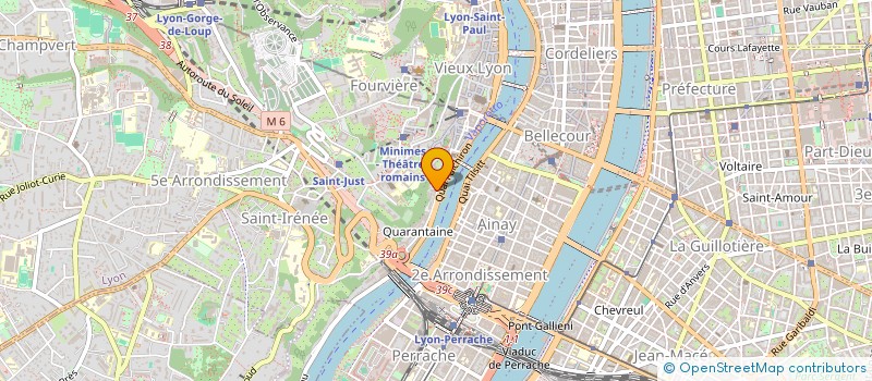 localisation de l'entreprise GRAPHIE à LYON