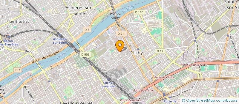 localisation de l'entreprise GRAPHIGAM SARL à CLICHY