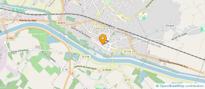 localisation de l'entreprise GRAPHIK.A  VALENCE