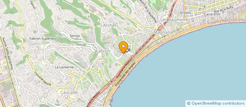 localisation de l'entreprise GRAPHIK EDITIONS EN ABREGE GE à NICE