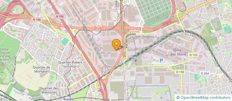 localisation de l'entreprise GRAPHIKOM  RUNGIS