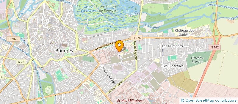 localisation de l'entreprise GRAPHIMURA à BOURGES