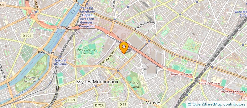 localisation de l'entreprise GRAPHINIUM à ISSY-LES-MOULINEAUX