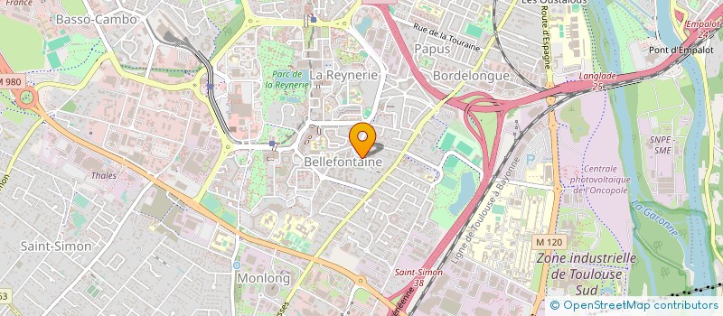 localisation de l'entreprise GRAPHIPACK  TOULOUSE