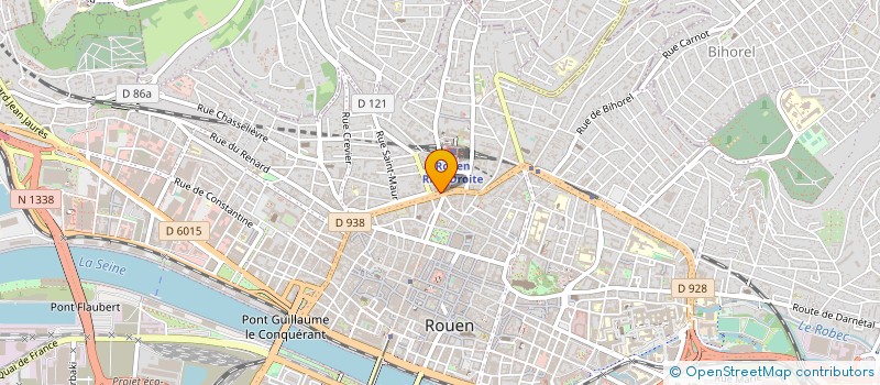 localisation de l'entreprise GRAPHIPRINT SARL à ROUEN