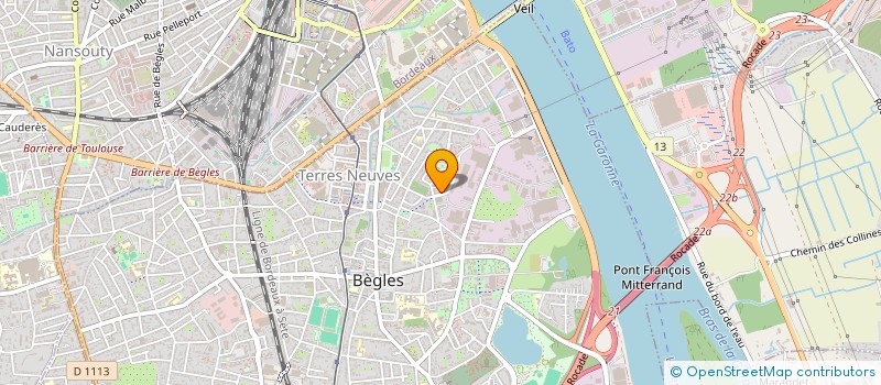 localisation de l'entreprise GRAPHIQUE ALLIANCE à BEGLES