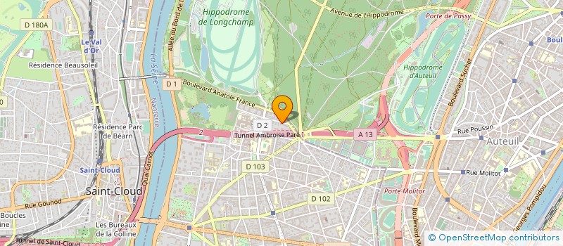 localisation de l'entreprise GRAPHISCA à BOULOGNE-BILLANCOURT